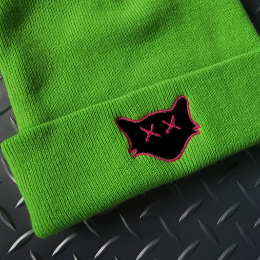 NEON GREEN BEANIE
