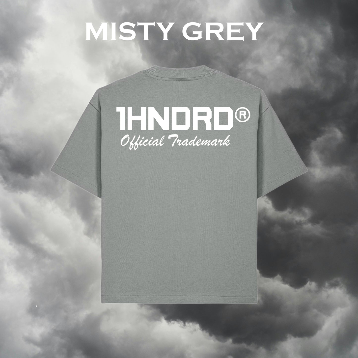 Misty Grey 1HNDRD® Boxy Tee