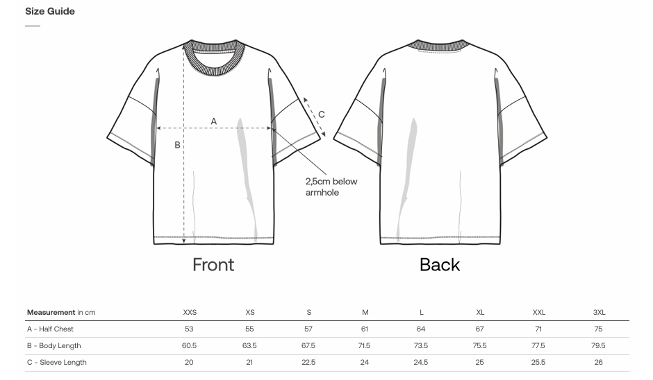 Ice White 1HNDRD® Boxy Tee