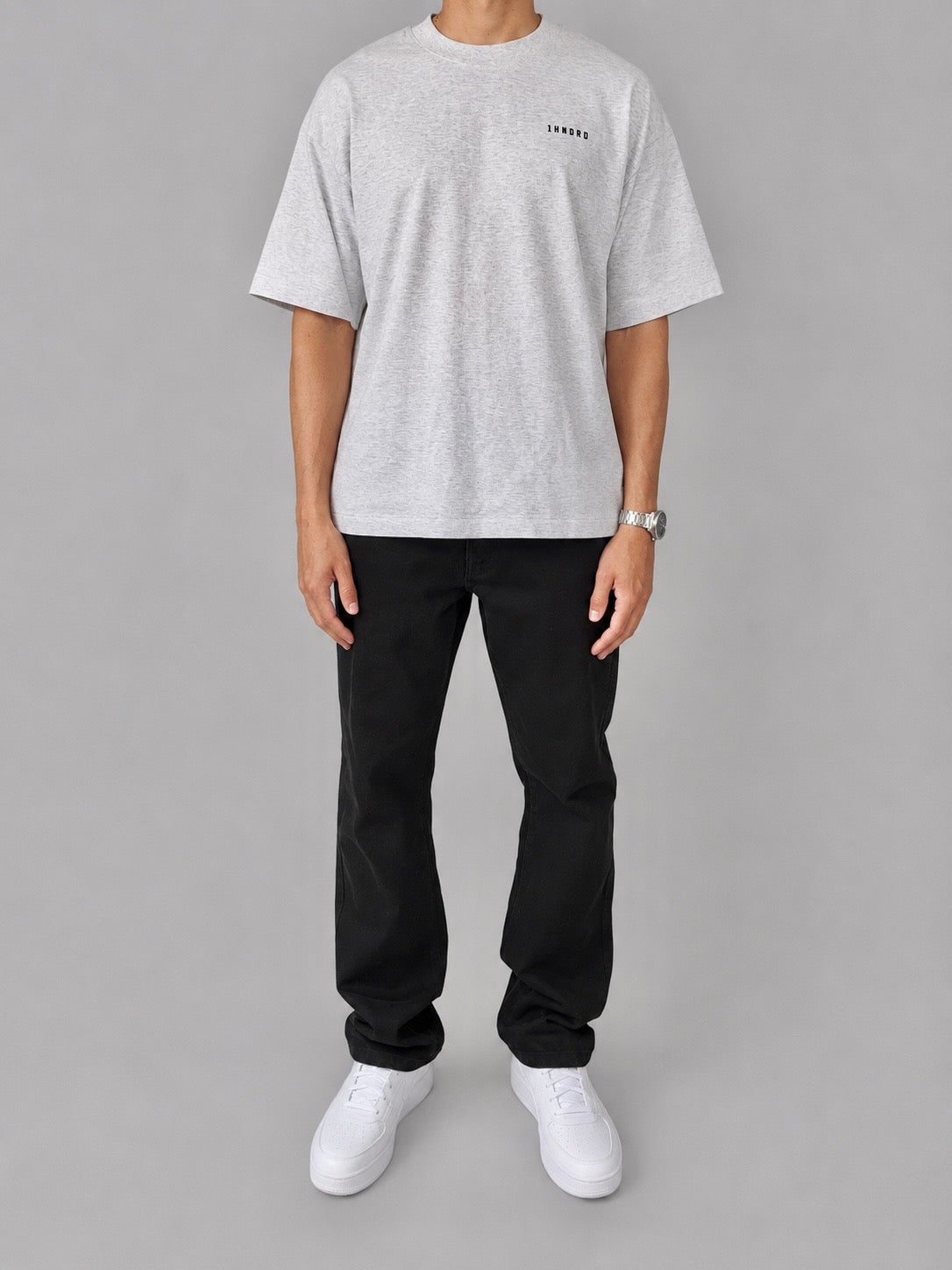 Core Capsule Speckled Grey Boxy Fit T-shirt