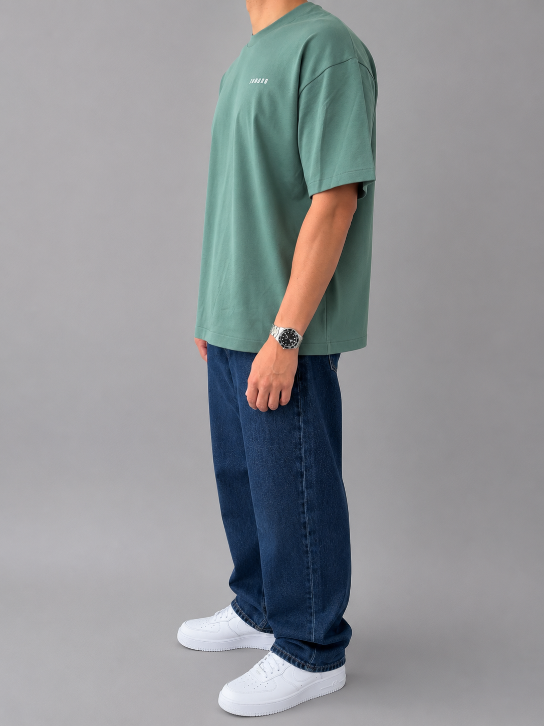 Core Capsule Green Boxy Fit T-shirt