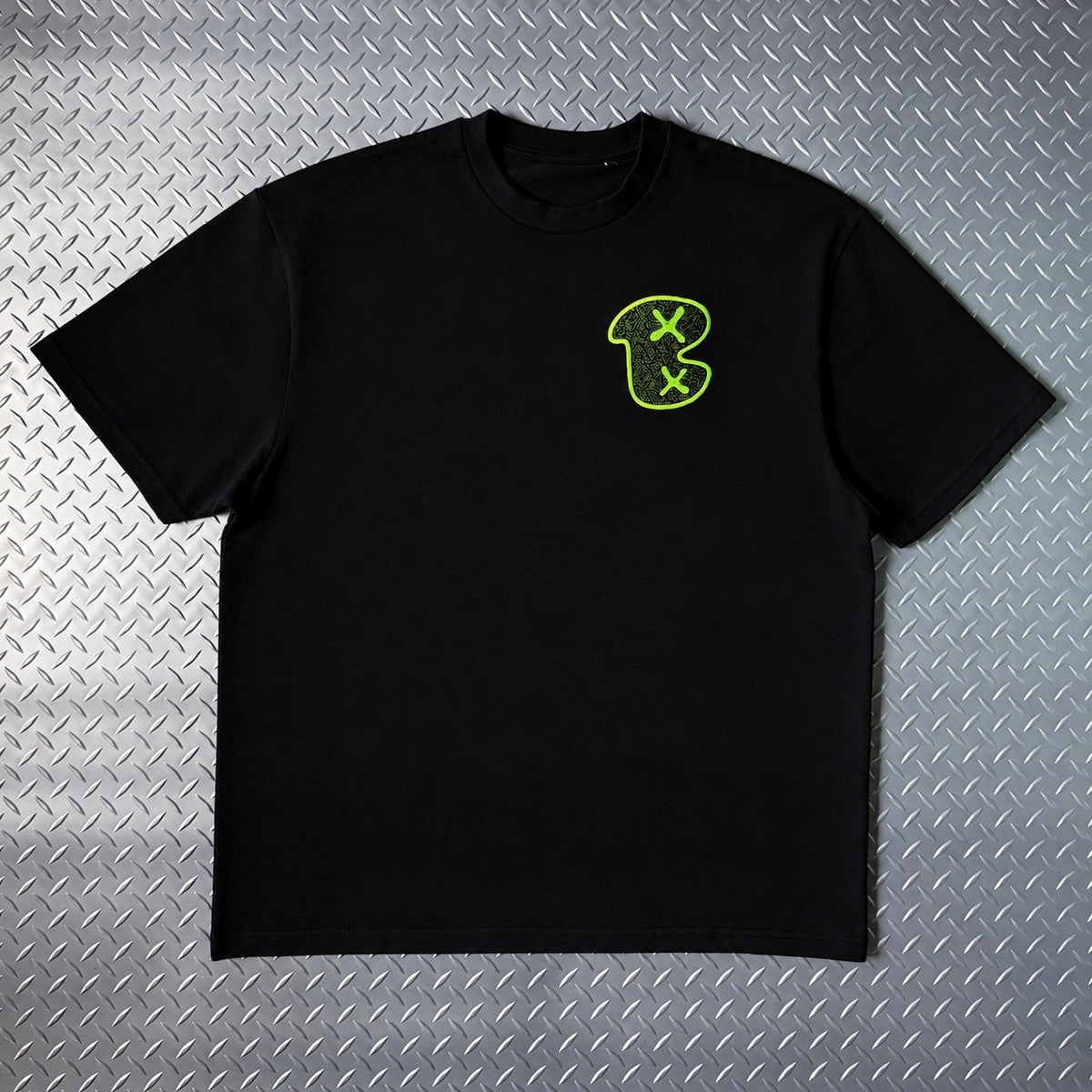 BLACK (B)INXY TEE YELLOW