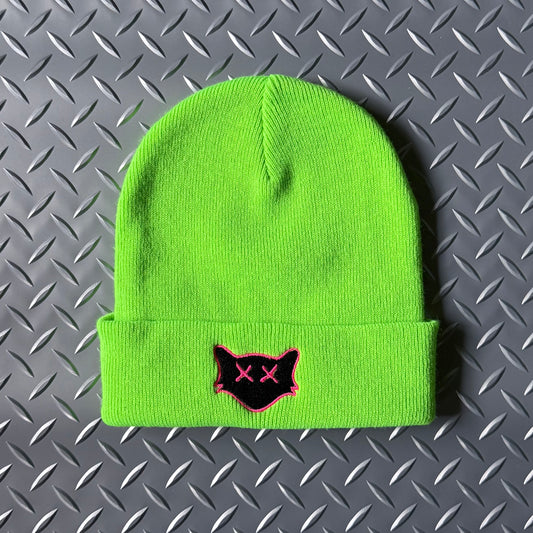 NEON GREEN BEANIE
