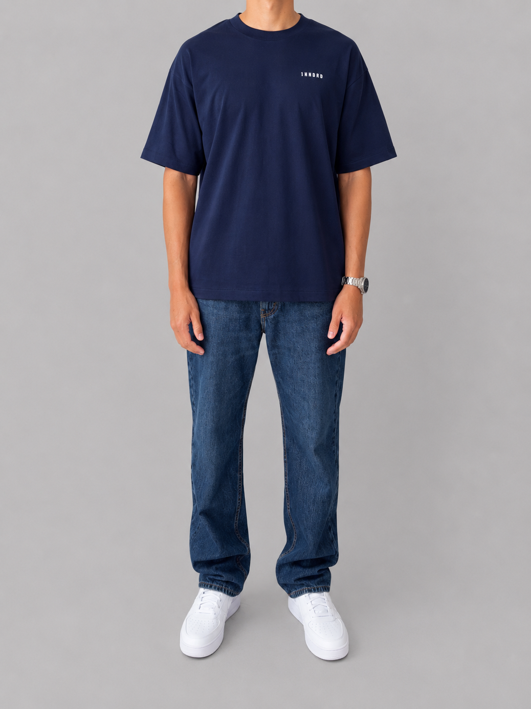 Core Capsule Navy Boxy Fit T-shirt