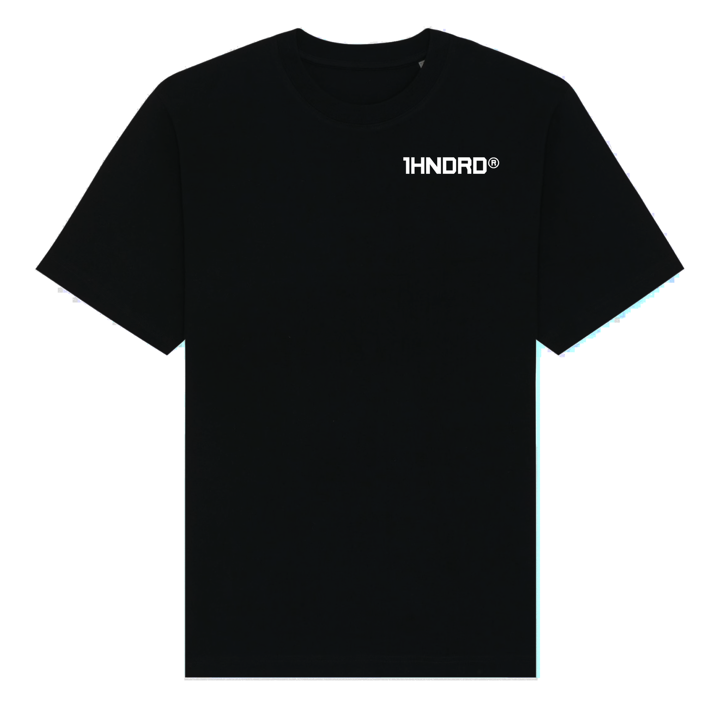 Basic Black Tee White Logo