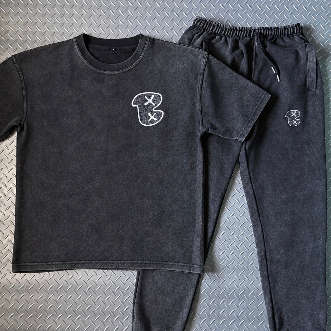 ACID WASH CHARCOAL (B)INXY CO-ORD SET