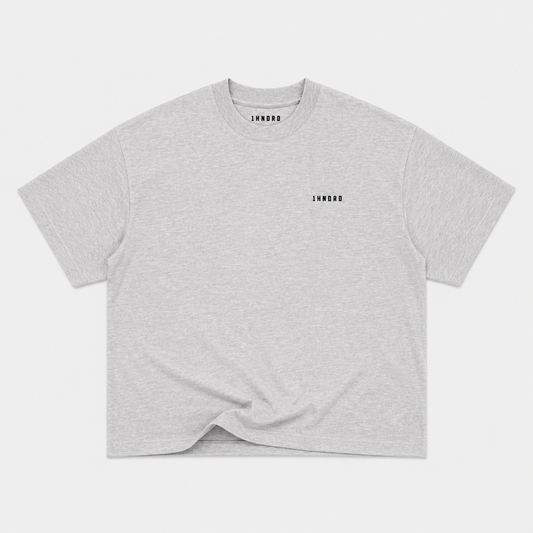 Core Capsule Speckled Grey Boxy Fit T-shirt
