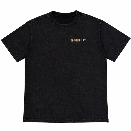 Women's Vintage Charcoal Tee Gold Logo