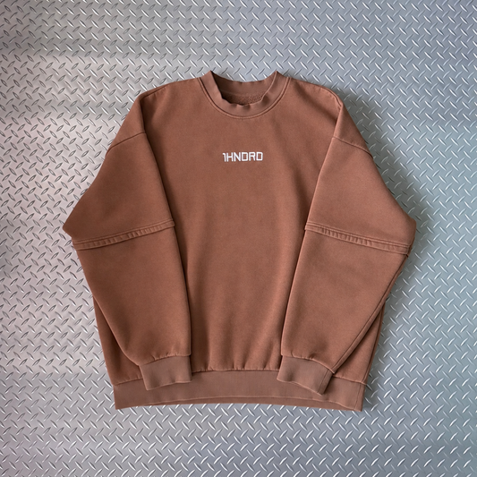 BROWN SWEATSHIRT
