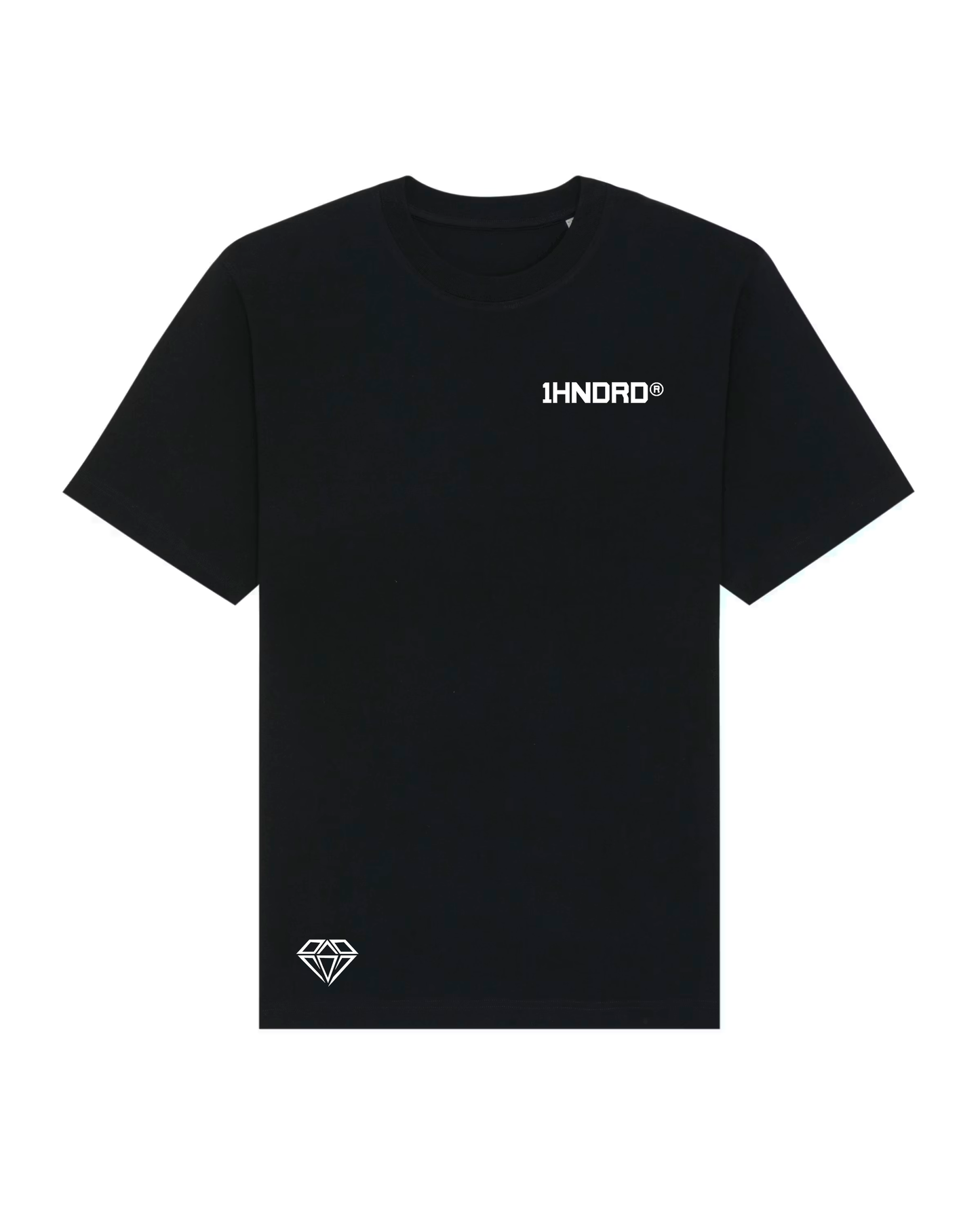 Black Double Logo Tee