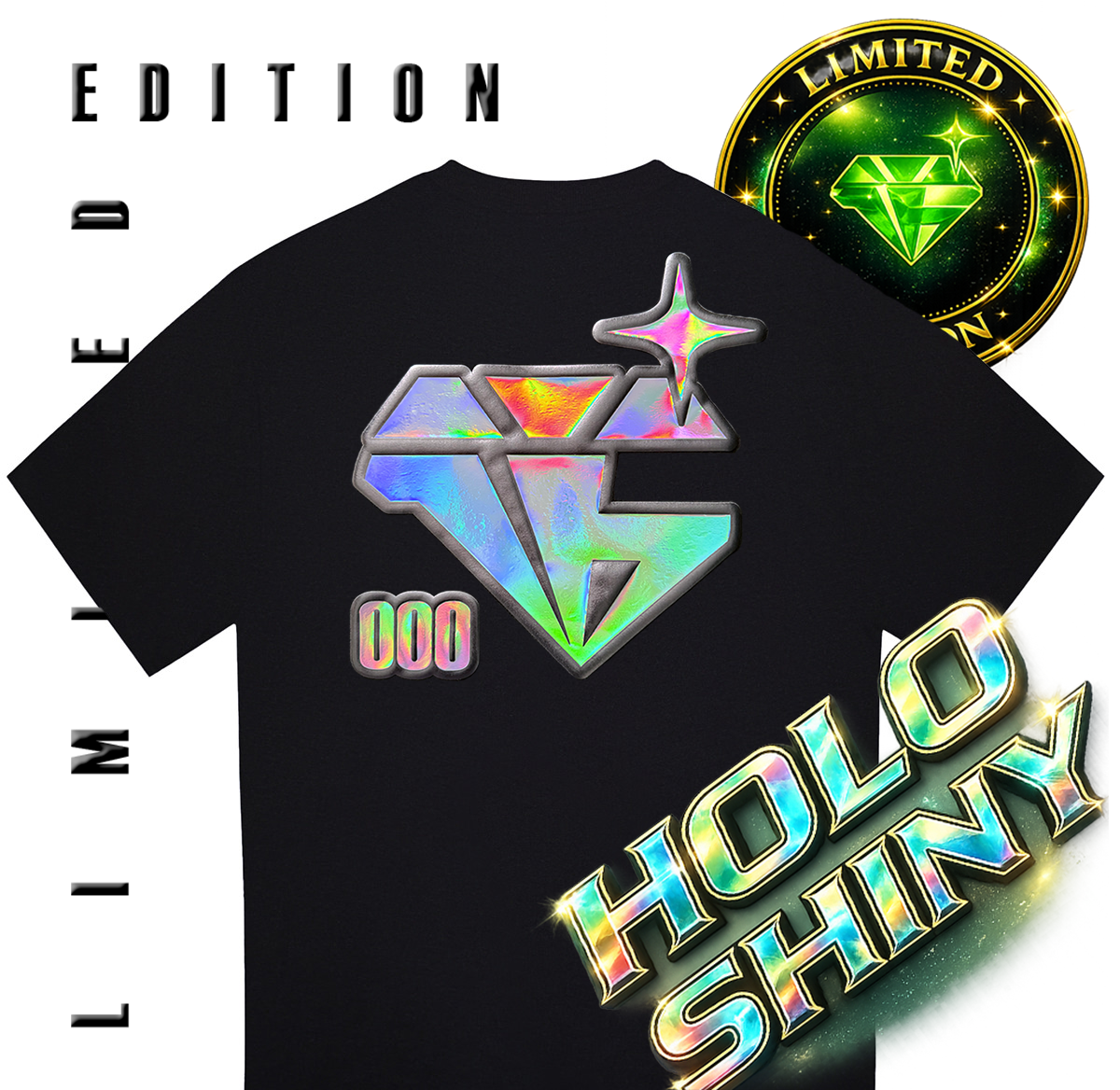 DIAMOND X HOLOGRAPHIC - LIMITED EDITION 💎 [DIAMOND01] Men