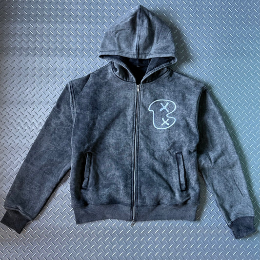 ACID WASH GREY (B)INXY ZOODIE