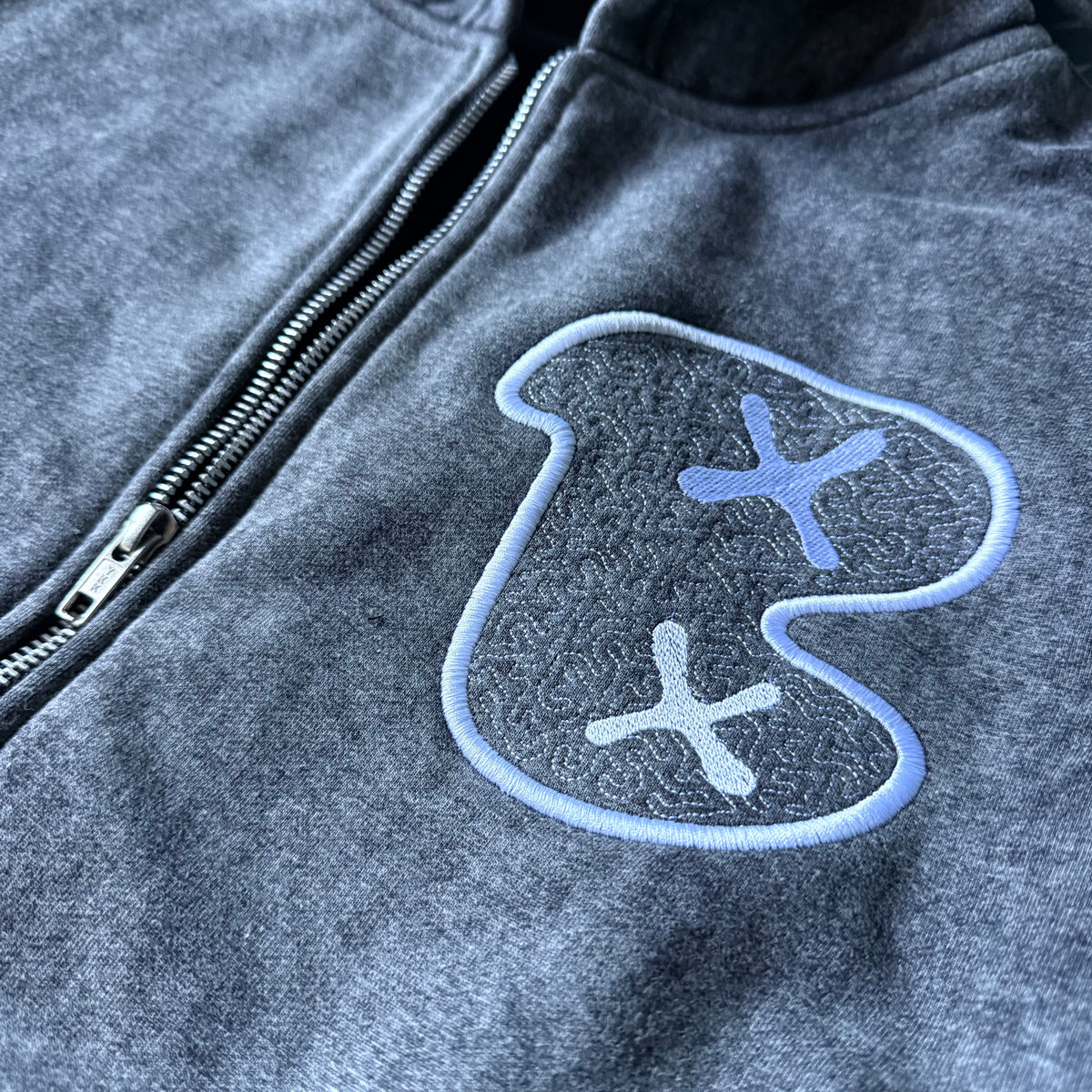 ACID WASH GREY (B)INXY ZOODIE