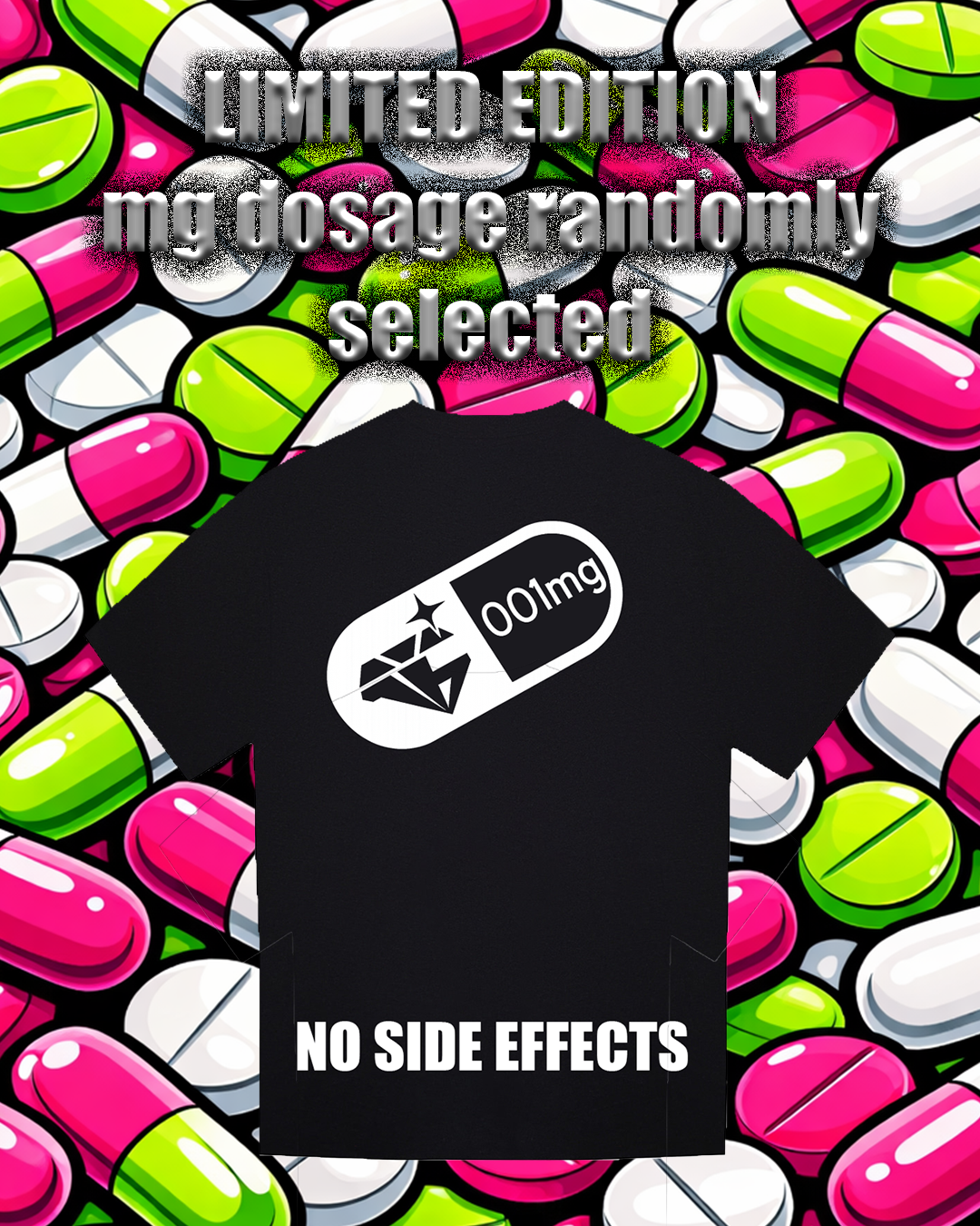 Limited Edition of 100 Pill Tee [White]