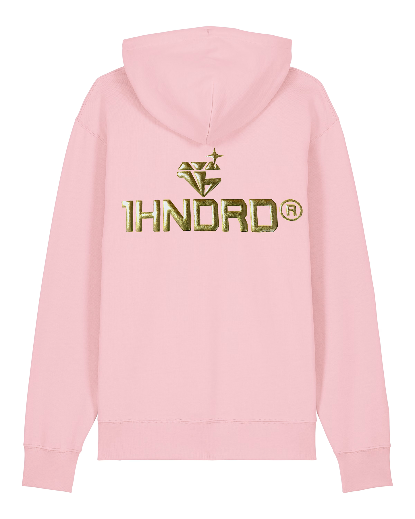 Metallic Gold Pink Hoodie
