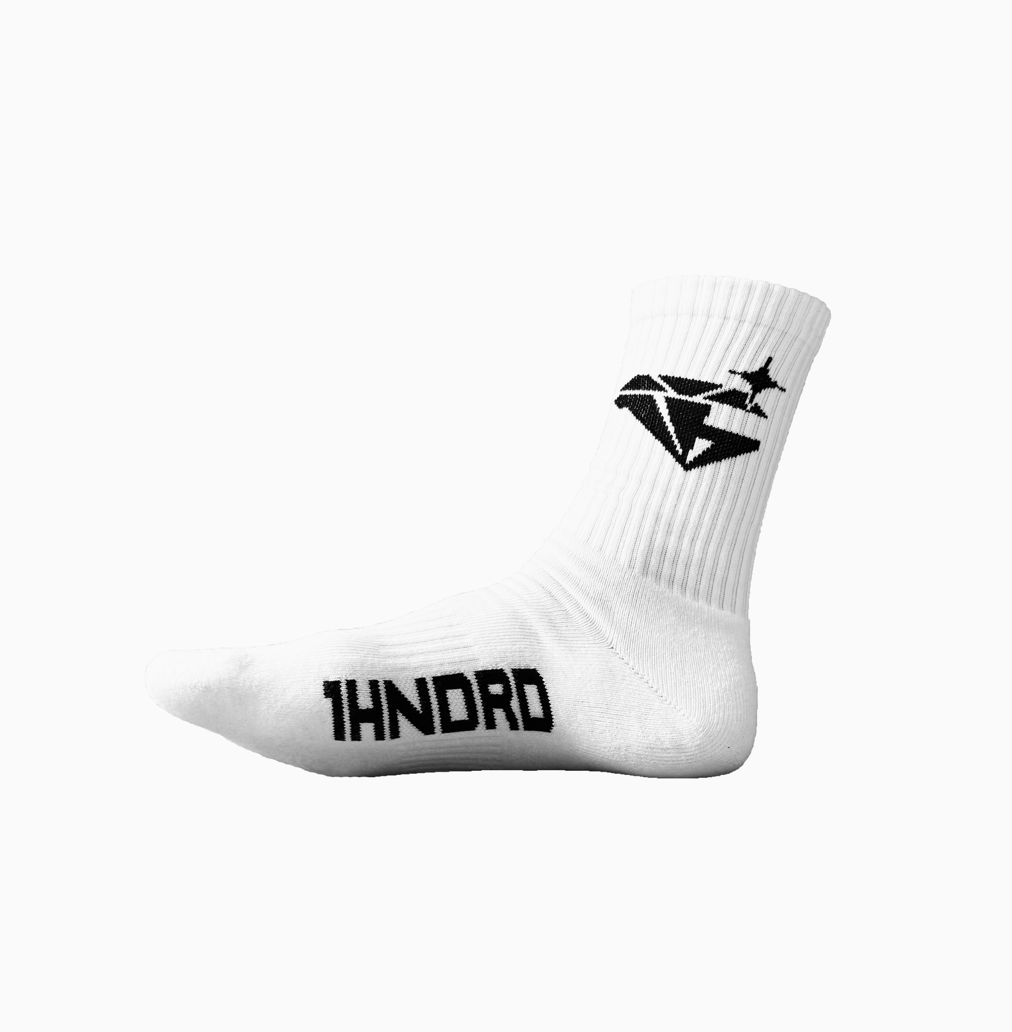 White Emblem Socks