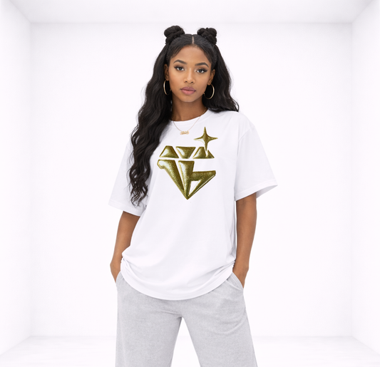 Solo Diamond Metallic Gold Women