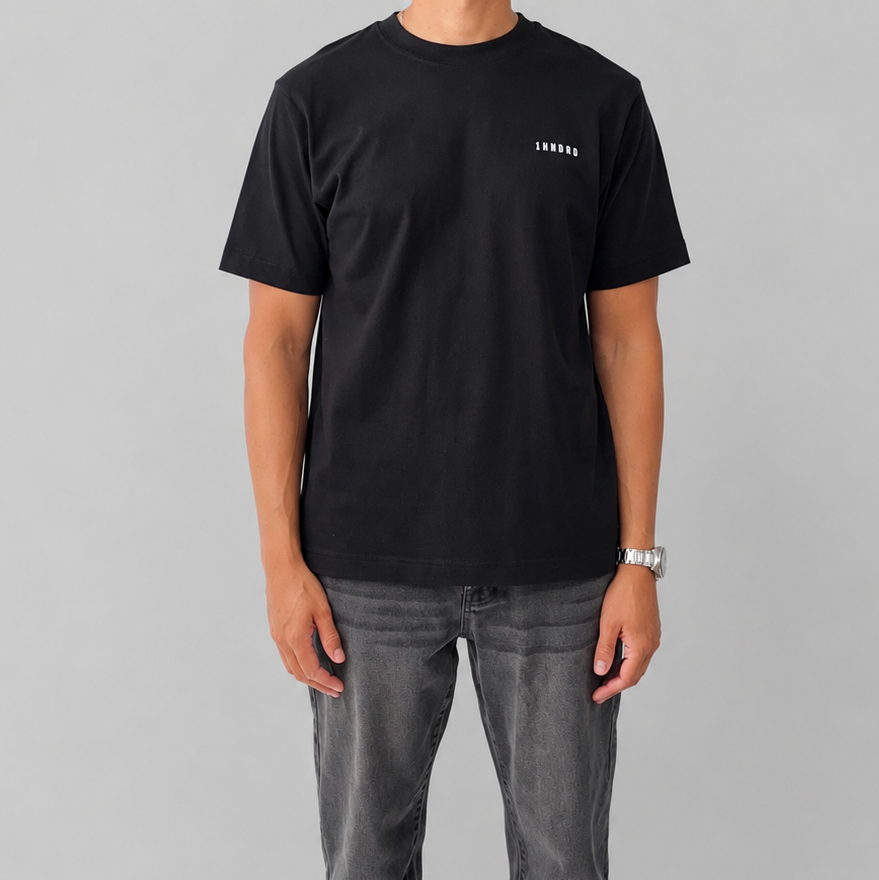 Core Capsule Black Relaxed Fit T-shirt