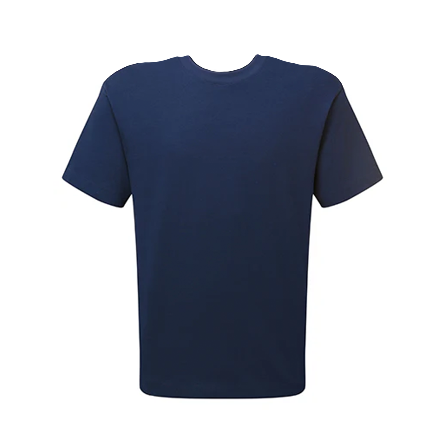 Basic Navy Tee Orange Logo