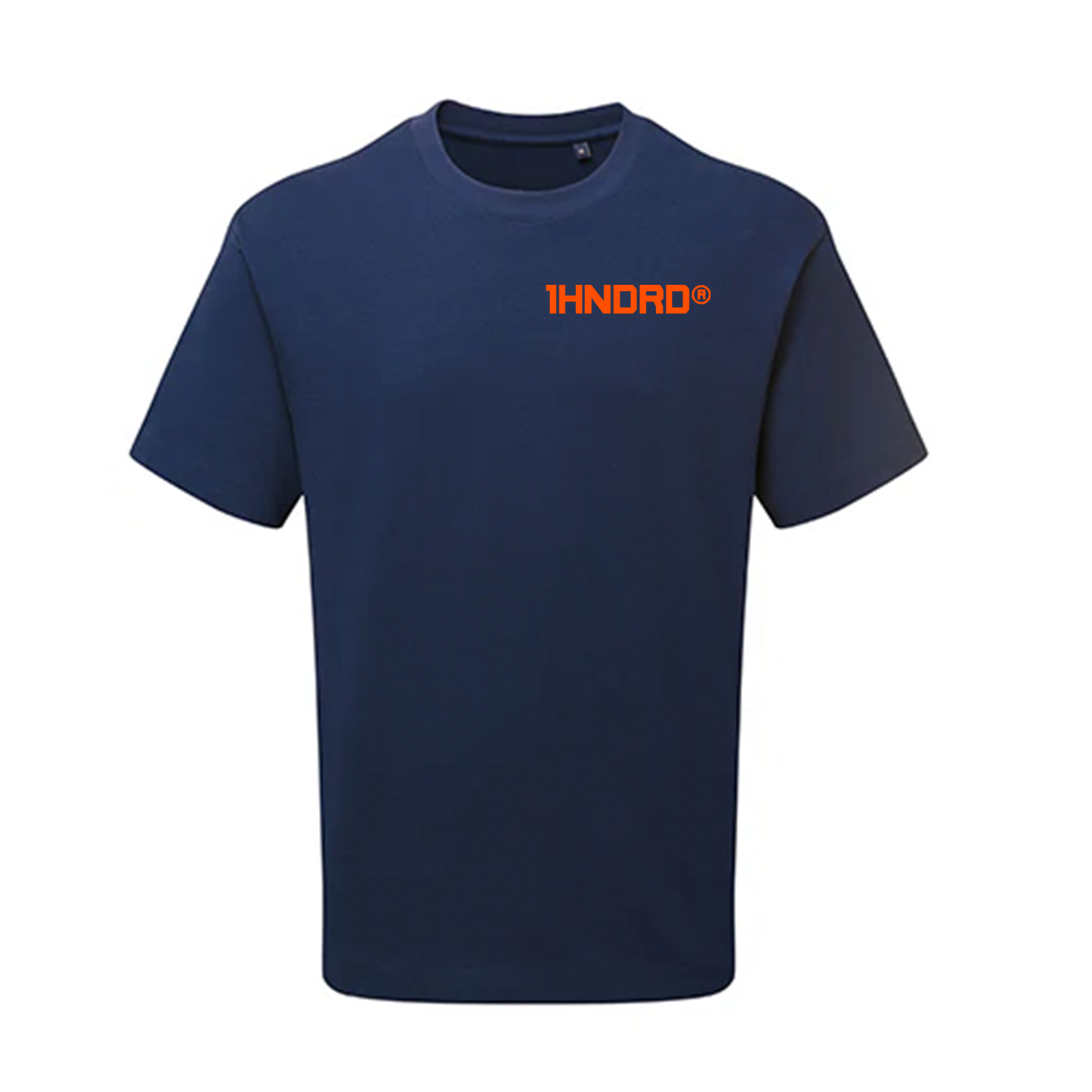 Basic Navy Tee Orange Logo