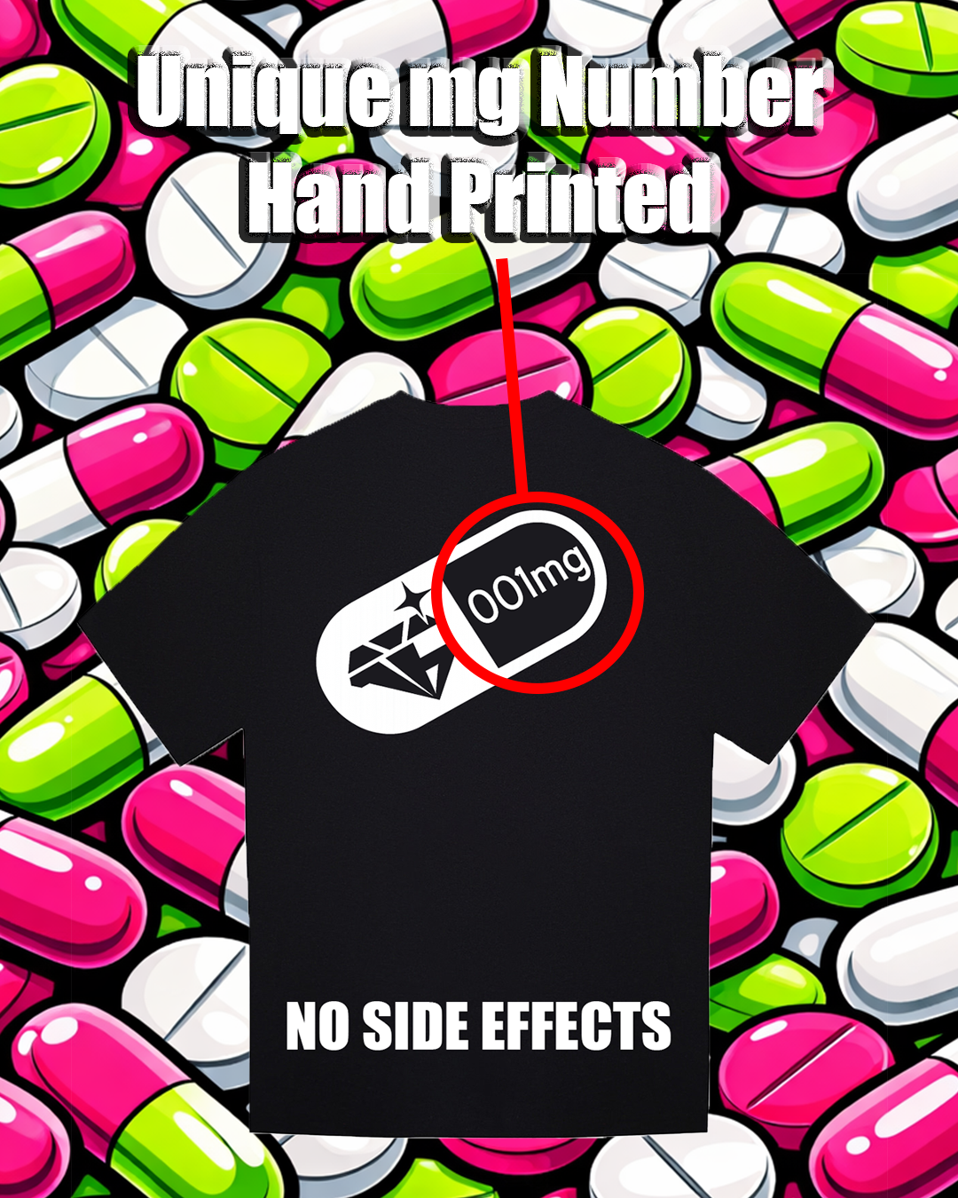 Limited Edition of 100 Pill Tee [White]