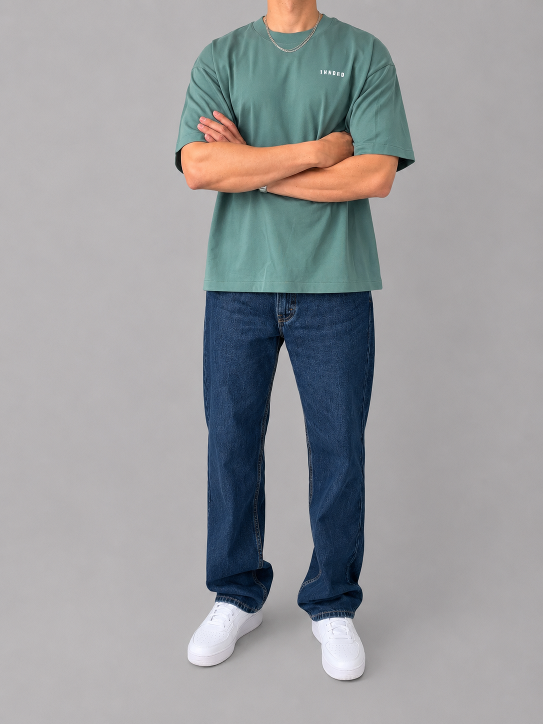 Core Capsule Green Boxy Fit T-shirt