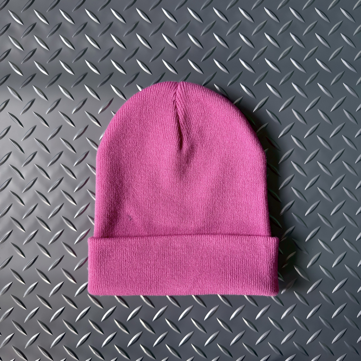 BRIGHT PINK BEANIE