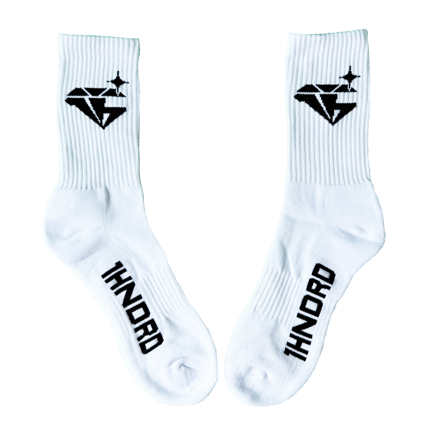White Emblem Socks