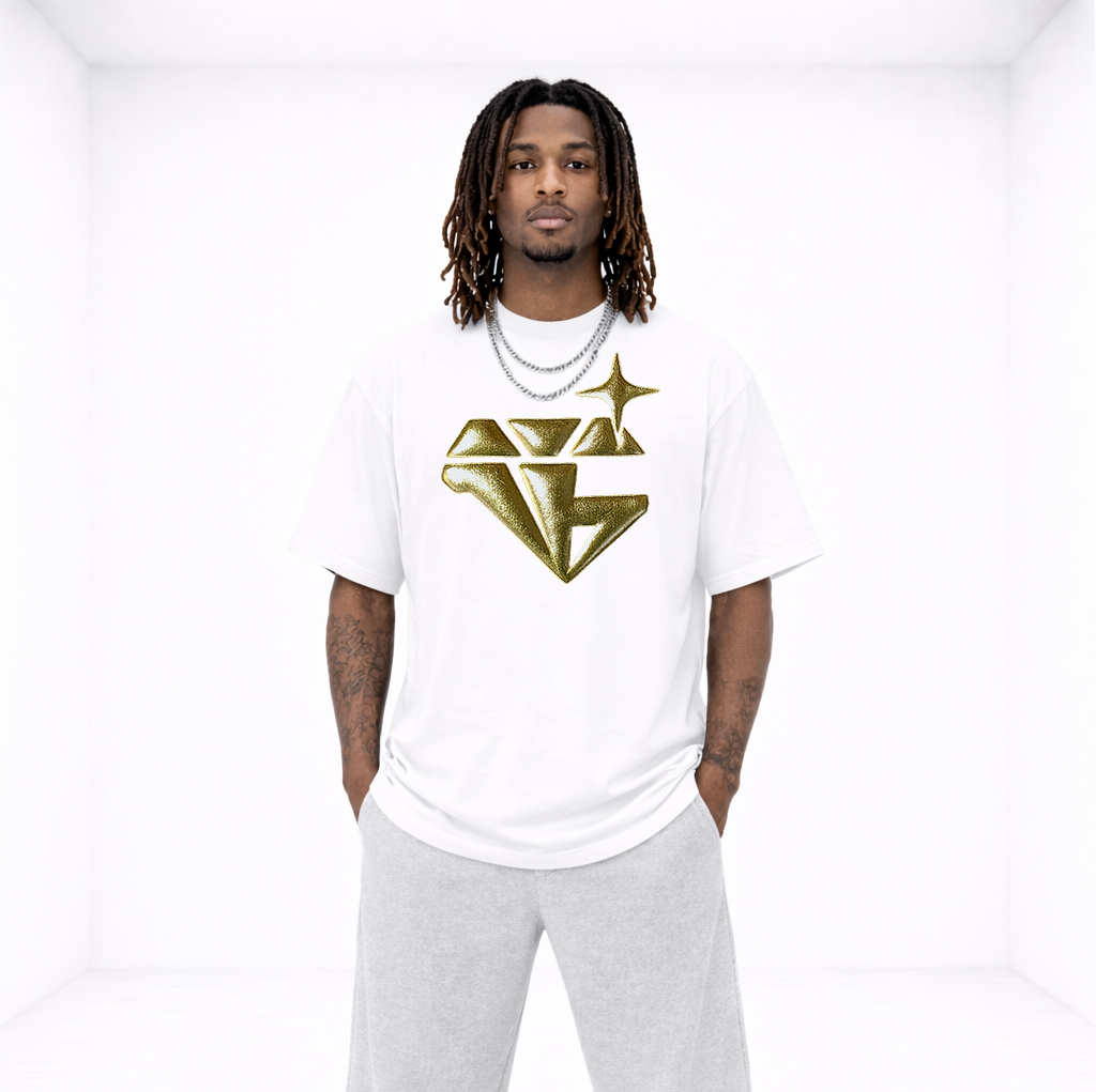 Solo Diamond Metallic Gold Men