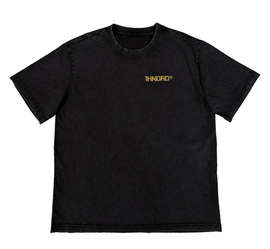 Women's Vintage Charcoal Tee Gold Logo